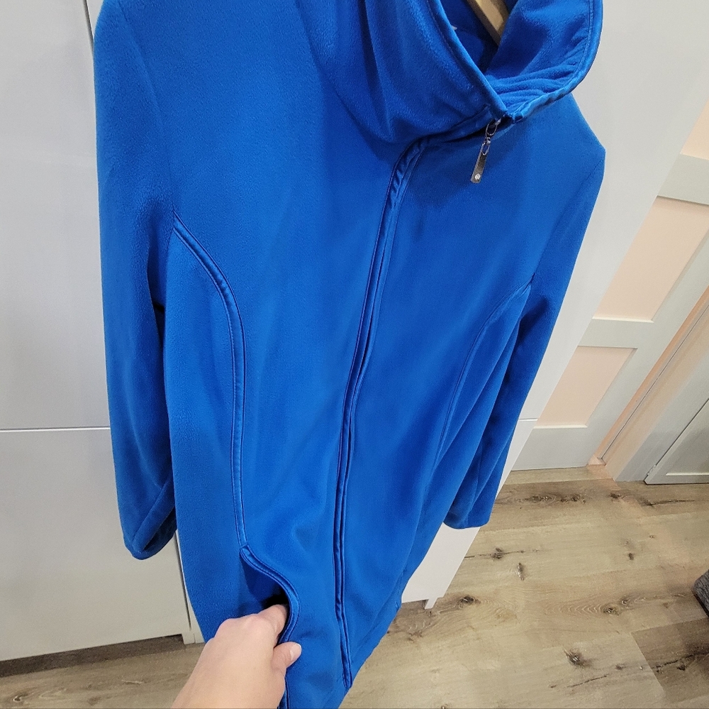 Vintage Northern Reflections Fleece Zip Up Jacket Blue Warm Cozy Women’s L - Picture 10 of 15